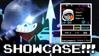 Waterfall Update NEW BRAVERY WATERFALL DUST SANS TOWER SHOWCASE Undertale Adventures [upl. by Voe311]