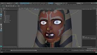 Ahsoka Tano Face Rig  Star Wars Clone Wars [upl. by Cash696]