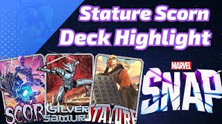 Stature Scorn Hand Attack  Marvel SNAP Deck Highlight [upl. by Grimaud390]