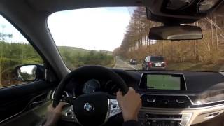 2016 BMW 730d  POV Drive twisty roads [upl. by Namzed]