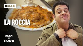 Adam Richman contro la ROCCIA una triplice minaccia da quasi 3 kg  Man vs Food [upl. by Leahcir]