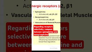 Epinephrine vs norepinephrine [upl. by Ylrebme25]