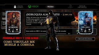 MORTAL KOMBAT  COMO VINCULAR UNA CUENTA DE MK MOBILE A MK11 EN CONSOLA O PC [upl. by Aninnaig]