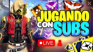 🔴 FREE FIRE EN VIVO  SUBIENDO DE RANGO CON SUBSCRIPTORES 🤯 REGIÓN SUR ✅🤩 [upl. by Fritts]