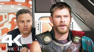 Thor Escapes From Sakaar Scene  Thor Ragnarok 2017 Movie CLIP 4K [upl. by Alcock]