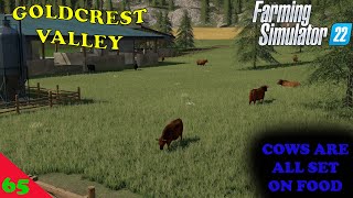 Goldcrest Valley Ep 65 Finishing up the month of July Farm Sim 22 [upl. by Mouldon]