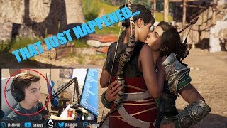 Shrouds HILARIOUS Reaction to Assassins Creed Odyssey  Funny AF Gameplay [upl. by Aniz264]