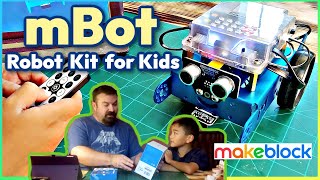 Makeblock mBot Educational Robot Kit STEM Coding Toy Review Build amp Play  Video for Kids Robot Toy [upl. by Jolynn320]