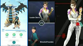 How to Beat Leader Sierra Team Go Rocket Pokemon GO [upl. by Amsirp]