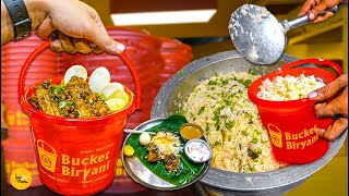 Vizag Famous Andhra Style Bucket Chicken Dum Biryani Bulk Making Rs 199 Only l Vizag Food Tour [upl. by Faucher380]