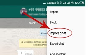 HOW TO IMPORT AND EXPORT WHATS APP CHAT IN 2019 Purna rao raparthi [upl. by Isbel304]