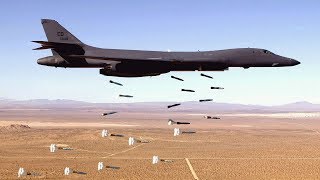 Stunning Video of B1 Lancer in Action • Takeoff amp Landing Training Footage [upl. by Llehctim]