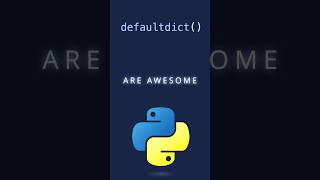 Why is defaultdict in python so useful coding python programming pythonprogramming software [upl. by Ibor]