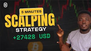 Simple 5min Crypto Scalping Strategy To Make 100  10000 Monthly 💰💸 [upl. by Nylteak714]