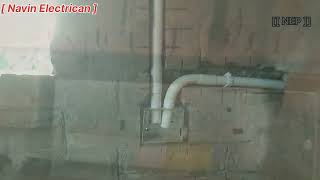 How to Work in houseJhiri Cutting Pipe With GI Box FittingElectric WiringNavinElectricanWM [upl. by Nalyd247]