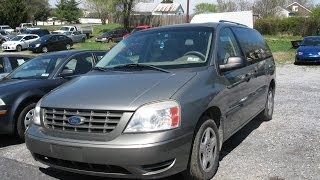 2004 Ford Freestar SE Start Up and Tour [upl. by Anelav846]