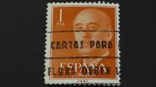 Postage stamp Espana Correos Price 1 pta [upl. by Acina]