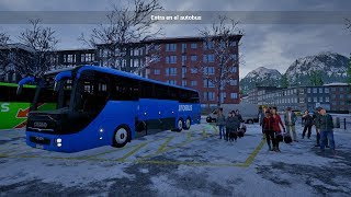 Fernbus Simulator  Camino Peligroso rumbo a Ginebra  DLC Austria amp Suiza [upl. by Sarina]