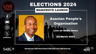 Azapo Election Manifesto Launch 2024 [upl. by Anelhtac831]