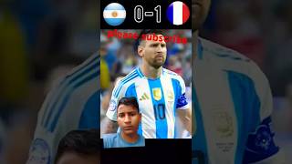 Argentina vs France Semi final World cup 2026 🔥🥶 messi​ youtube​ football​ shorts​ [upl. by Devonna609]