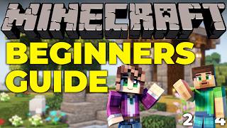 The Complete Minecraft Beginners Guide 2024 [upl. by Ariom]