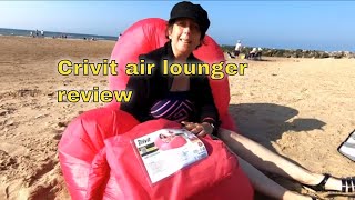 Crivit air lounger  review [upl. by Ahsinod432]