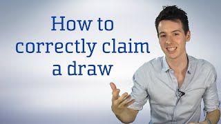 How To Correctly Claim A Draw By Threefold Repetition  Chess Tips amp Tricks [upl. by Ayt]