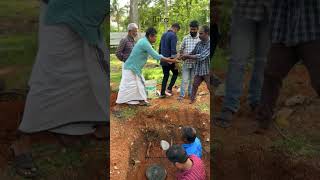 വീടിന്റെ കുറ്റിയടി SETOUT House Constructionവീടിന്റെ കല്ലിടൽ House stone layingshorts [upl. by Owain]