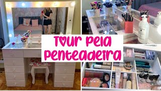 Tour pela penteadeira✨maquiagem [upl. by Stoeber738]