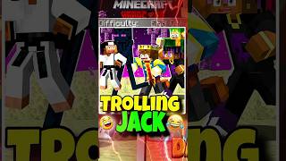 Trolling Jack 🤭 gamerfleet minecraft shorts [upl. by Bonnie460]