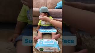 99 Pure Water Unscented Baby Wipe  Mother Sparsh [upl. by Neibaf]