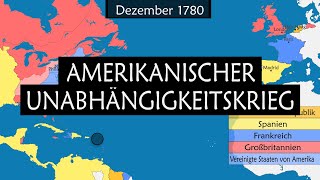 Der Amerikanische Unabhängigkeitskrieg  Zusammenfassung auf einer Karte [upl. by Elleraj]