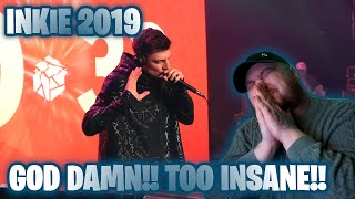 GOD DAMN INKIE  Grand Beatbox Battle Loopstation 2019 Compilation REACTION [upl. by Eekorehc743]