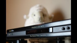 Review The Parasound New Classic 275 v2 stereo amp A GREAT value [upl. by Einhpad]