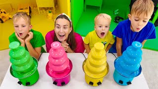 Vlad and Niki Four Colors Playhouse Challenge and more funny stories for kids [upl. by Grunenwald269]