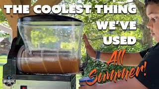 The Coolest Thing Weve Used All Summer  Vevor Slushy Machine Review in the Outdoor Kitchen [upl. by Salvucci]