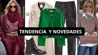 MODA TENDENCIA NOVEDADES PARA OTOÑO INVIERNO 20242025 PARA MUJERES CHIC [upl. by Lavina]