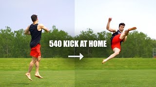 Learn 540 Kick Fast by Turning a 360 Into a Tricking Kick [upl. by Kaliski163]