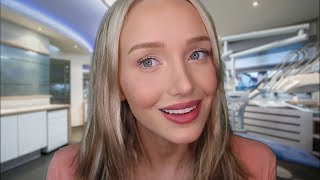 ASMR Dentist Whitens Your Teeth Brushing Tapping Teeth Facts  GwenGwiz [upl. by Idelson]