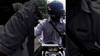 Ketika jemput sekolah pake zx25r Auto jadi Pusat perhatian motovlog viral [upl. by Ocramed]