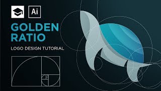 How to design a logo with golden Ratio  Adobe Illustrator Tutorial [upl. by Airasor]