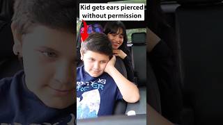 piercing prank on mom 🤣💀 prank lol jokes husbandwifecomedy [upl. by Niowtna907]