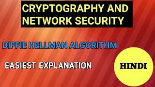 diffie hellman key exchange algorithm  diffie hellman algorithm in cryptography hindi  mscoder [upl. by Eelitan]