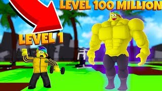 Someone made a TOFUU ONLY Simulator So I became 1 PLAYER Roblox Weight Lifting Simulator [upl. by Buller55]