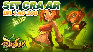 DOFUS SET CRA AR PVM LVL 1 AO 200 [upl. by Ttiwed350]