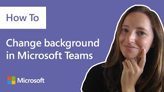 How to change your background in Microsoft Teams a demo tutorial [upl. by Anialem203]