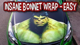 Hulk Marvel Bonnet Wrap  Rusty Wrapping Series [upl. by Quirita]