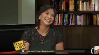 News Cafe Episode 29  OneonOne CongresswomanElect Leni Robredo [upl. by Llertnod56]