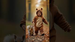 Cute baby fashion show cutebaby cutebaby catwalk babydance meow piu [upl. by Nosredneh]