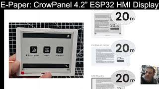 EPaper CrowPanel 42” ESP32 HMI Display [upl. by Nyrraf]